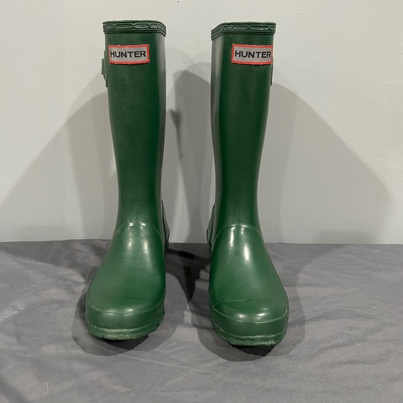 Hunter Other - Hunter Young Hunter Wellington Boots Green Size 2M/3F